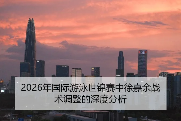 2026年国际游泳世锦赛中徐嘉余战术调整的深度分析